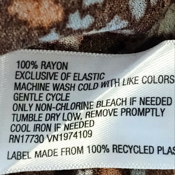 Knox Rose Women's Black Rust Grey Print Maxi Dress | 3/4 Balloon Sleeve| Large - Picture 6 of 7